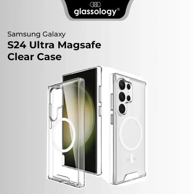 Samsung Galaxy S24 Ultra Magnetic Clear Case - GLASSOLOGY