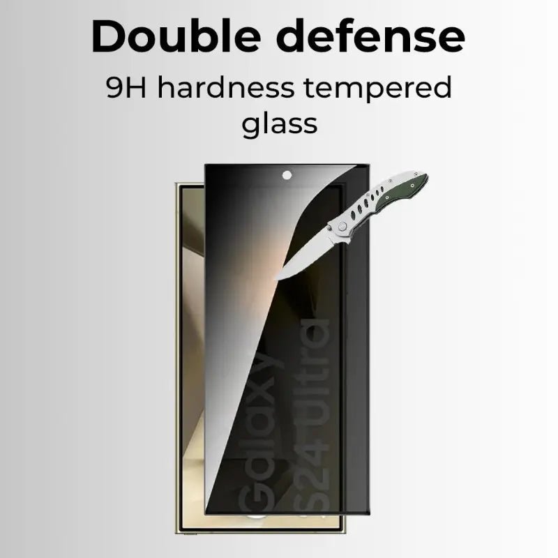 Samsung Galaxy S24 Ultra Privacy Screen Protector 9H - GLASSOLOGY