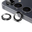 Samsung Galaxy S25 FE Camera Lens Protector – Sleek Black, Scratch Resistant - GLASSOLOGY