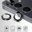 Samsung Galaxy S25 FE Camera Lens Protector – Sleek Black, Scratch Resistant - GLASSOLOGY