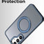 Samsung Galaxy S25 FE Magnetic Case with 360° Rotating Ring Stand | Shockproof Slim Design - GLASSOLOGY