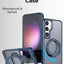 Samsung Galaxy S25 FE Magnetic Case with 360° Rotating Ring Stand | Shockproof Slim Design - GLASSOLOGY