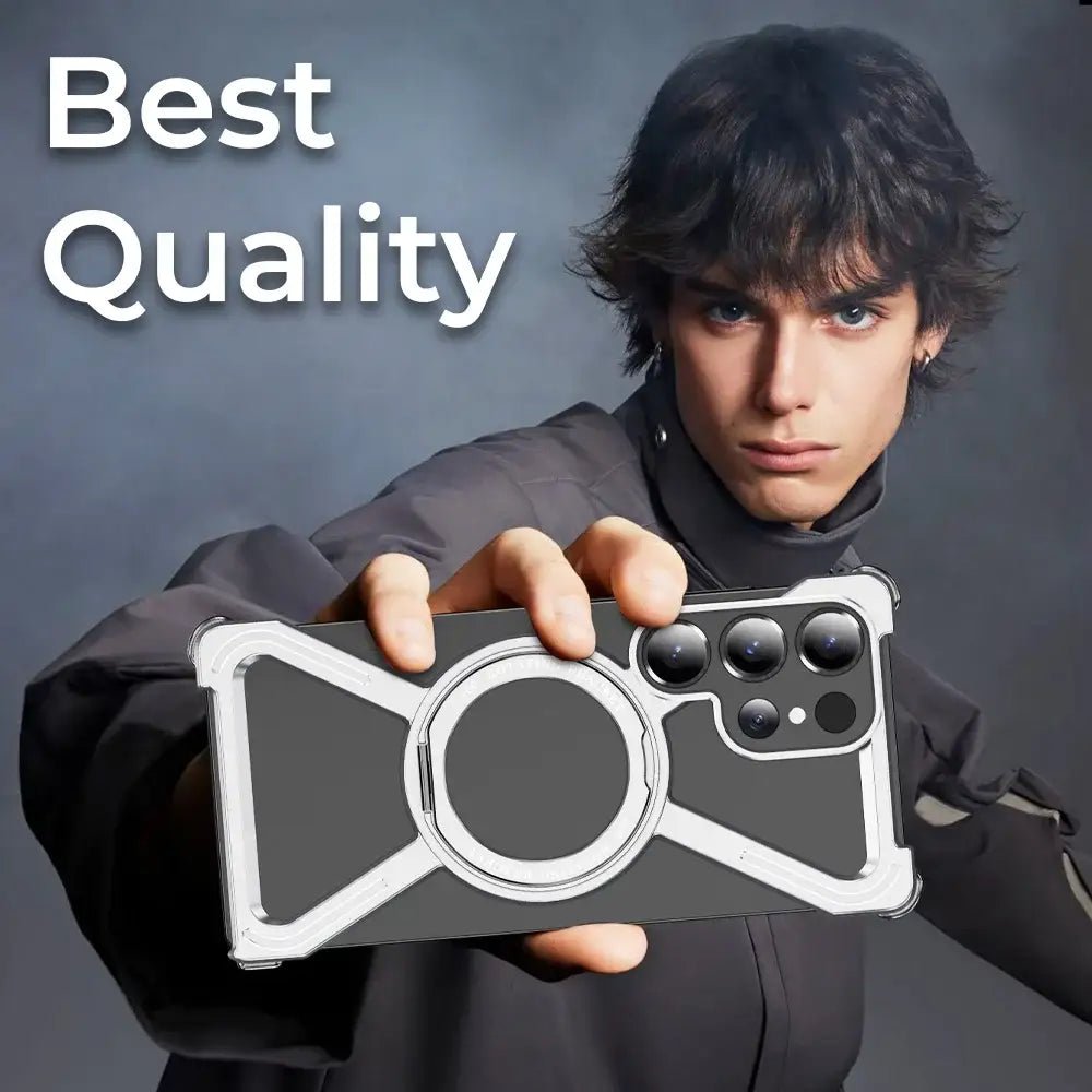 Samsung Galaxy S25 Ultra Borderless Case for - Titanium Silver - GLASSOLOGY