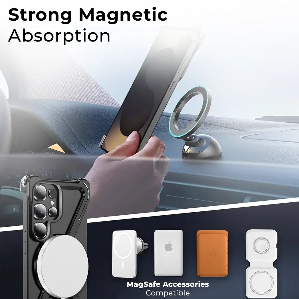 Samsung Galaxy S25 Ultra Borderless Case for - Titanium Silver - GLASSOLOGY