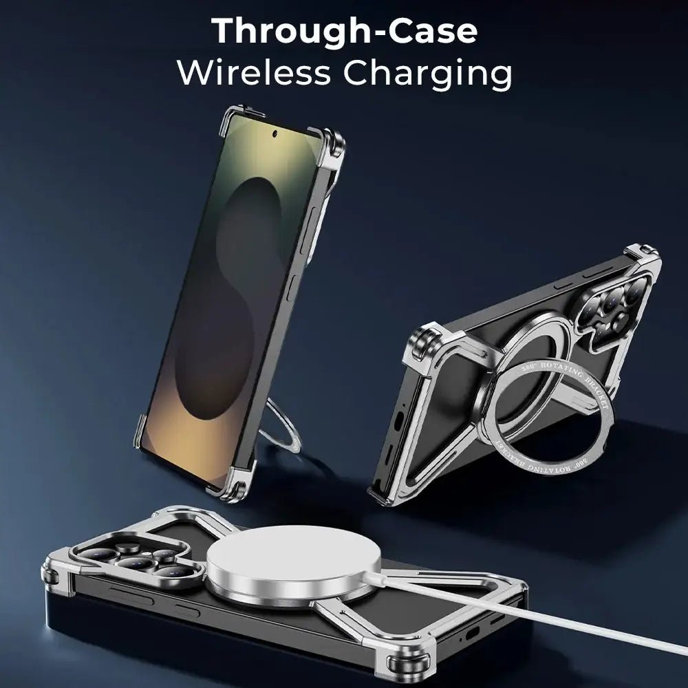 Samsung Galaxy S25 Ultra Borderless Case for - Titanium Silver - GLASSOLOGY