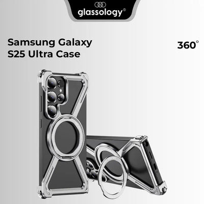 Samsung Galaxy S25 Ultra Borderless Case for - Titanium Silver - GLASSOLOGY