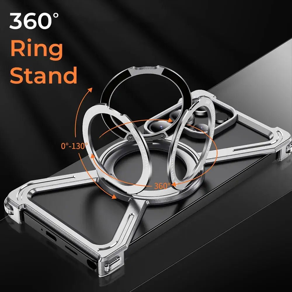 Samsung Galaxy S25 Ultra Borderless Case for - Titanium Silver - GLASSOLOGY