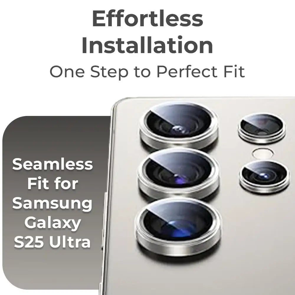 Samsung Galaxy S25 Ultra Lens Guard - (Grey) - GLASSOLOGY