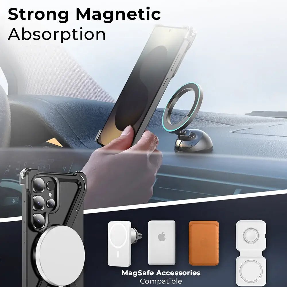 Samsung Galaxy S25 Ultra Magnetic Case with 360° Rotating - GLASSOLOGY
