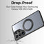 Samsung Galaxy S25 Ultra Magnetic Protective Slim Case 360°rotate ring stand - Transparent - GLASSOLOGY