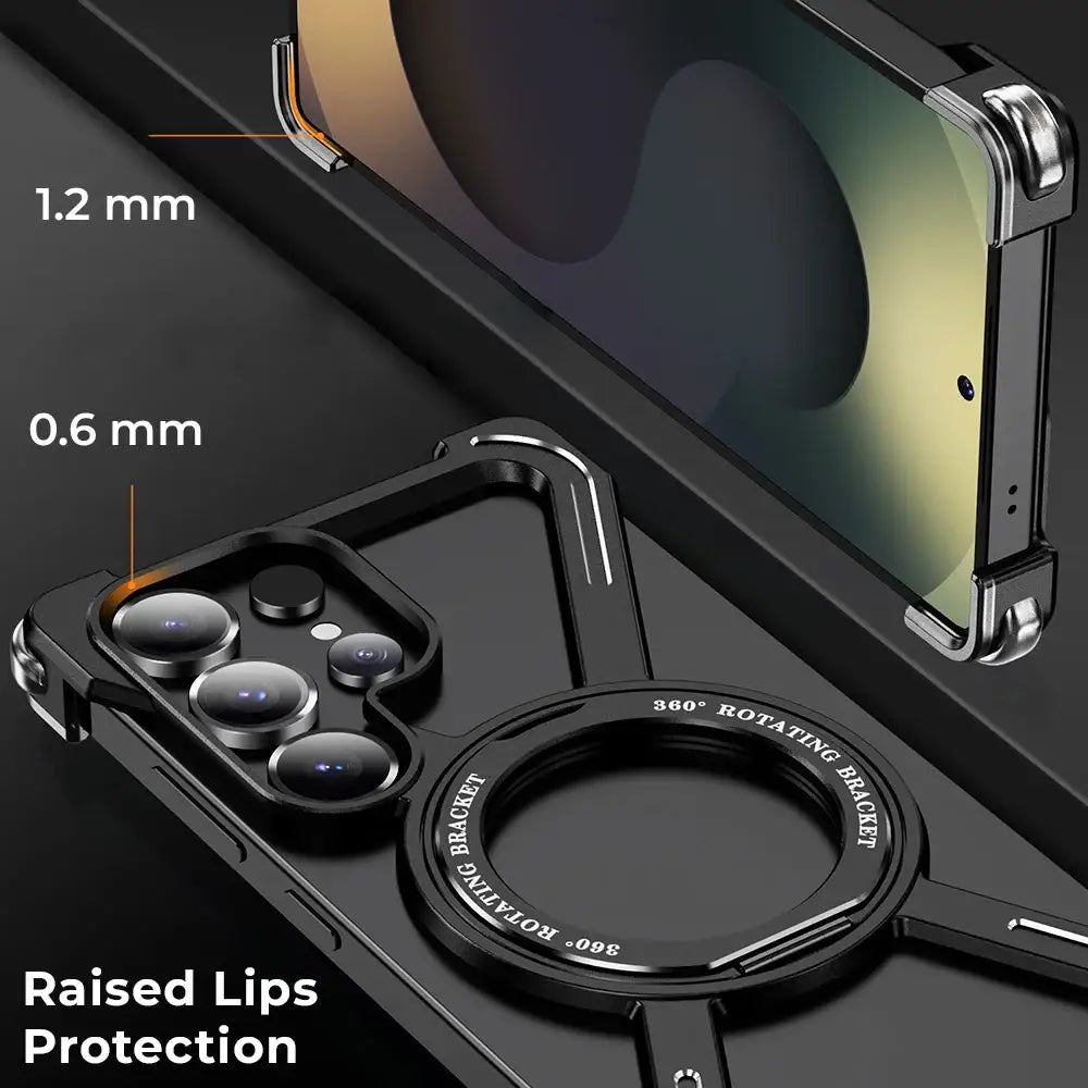 Samsung Galaxy S25 Ultra Magnetic Ring Case | 360° Rotating - GLASSOLOGY