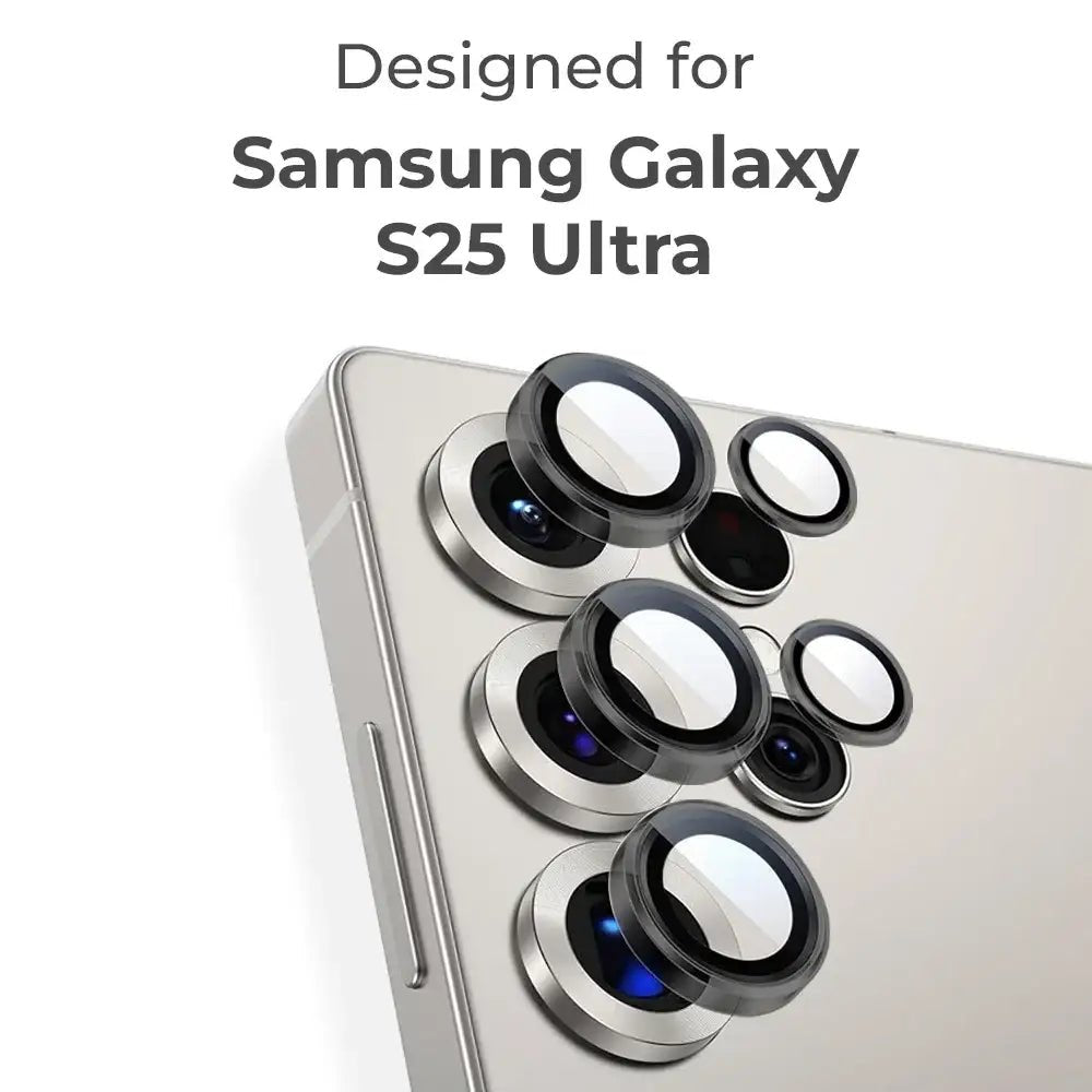 Samsung Galaxy S25 Ultra Tempered Glass Camera Lens - GLASSOLOGY