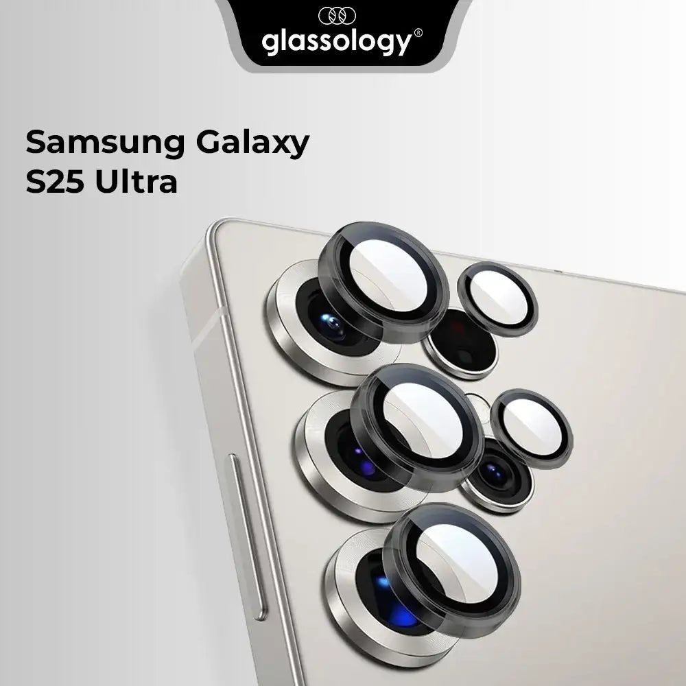 Samsung Galaxy S25 Ultra Tempered Glass Camera Lens - GLASSOLOGY