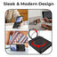 Samsung Galaxy Z Flip7 360° Rotating MagSafe Ring Stand - Black case - GLASSOLOGY