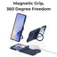 Samsung Galaxy Z Flip7 360° Rotating MagSafe Ring Stand - Blue case - GLASSOLOGY