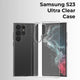 Samsung S23 Ultra Transparent Slim Back Cover with Camera guard - GLASSOLOGY