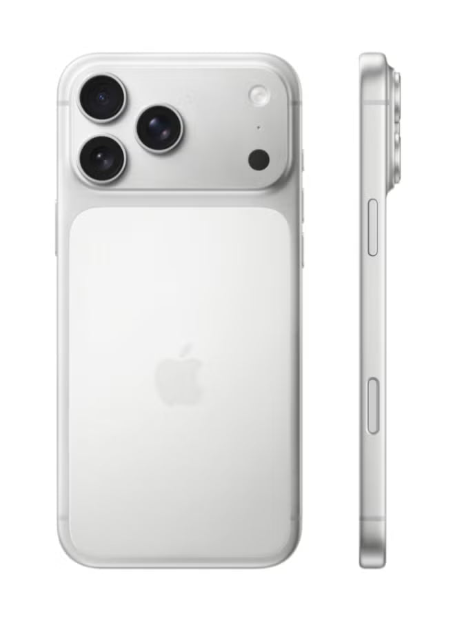 Apple iPhone 17 Pro Max 256GB Silver - 5G Middle East Version with Free 4-in-1 Accessories Bundle | eSIM Supported