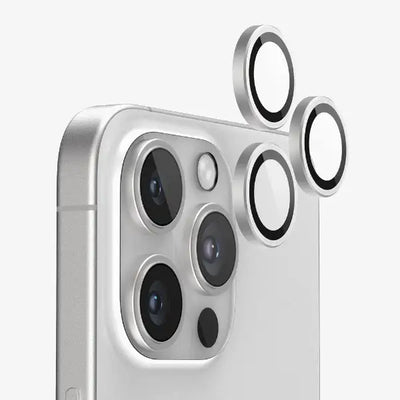 Glassology iPhone 16 pro Lens Guard (Silver)