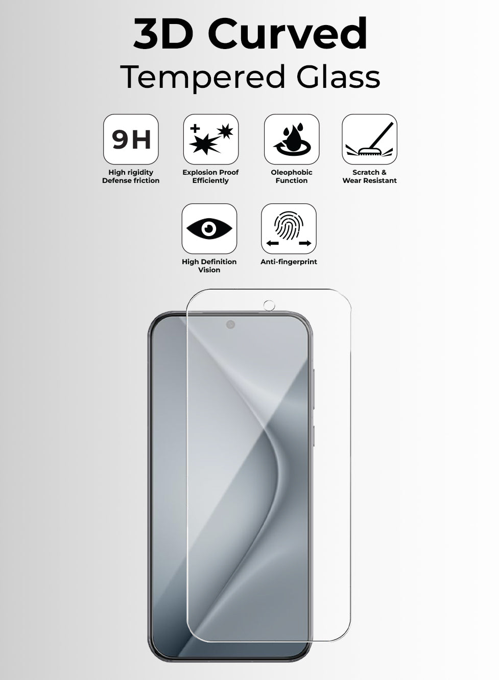 Glassology clear case with screen protector for Nothing Phone 13