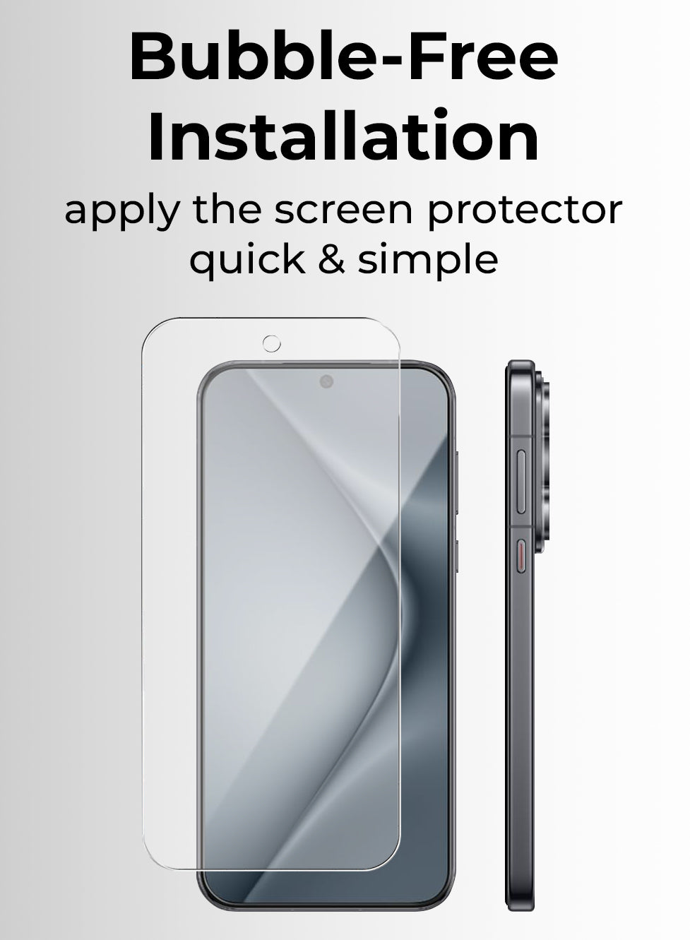 Glassology clear case with screen protector for Nothing Phone 17