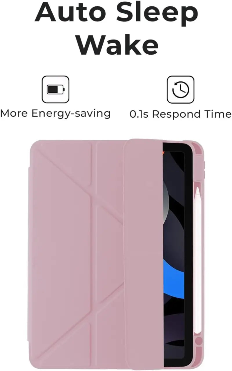 iPad Pro 13 (2024) Folding Case + Screen protector (Pink)