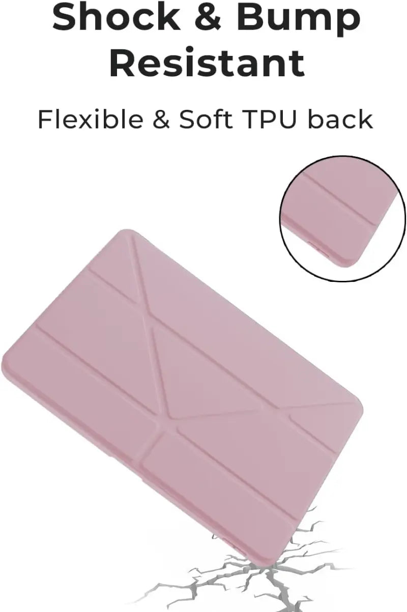 iPad Pro 13 (2024) Folding Case + Screen protector (Pink)