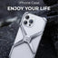 Titanium Z - Frame Case with 360° Ring Stand - Silver - GLASSOLOGY