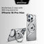 Titanium Z-Frame Case with 360° Ring Stand- Silver - GLASSOLOGY