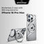 Titanium Z - Frame Case with 360° Ring Stand - Silver - GLASSOLOGY
