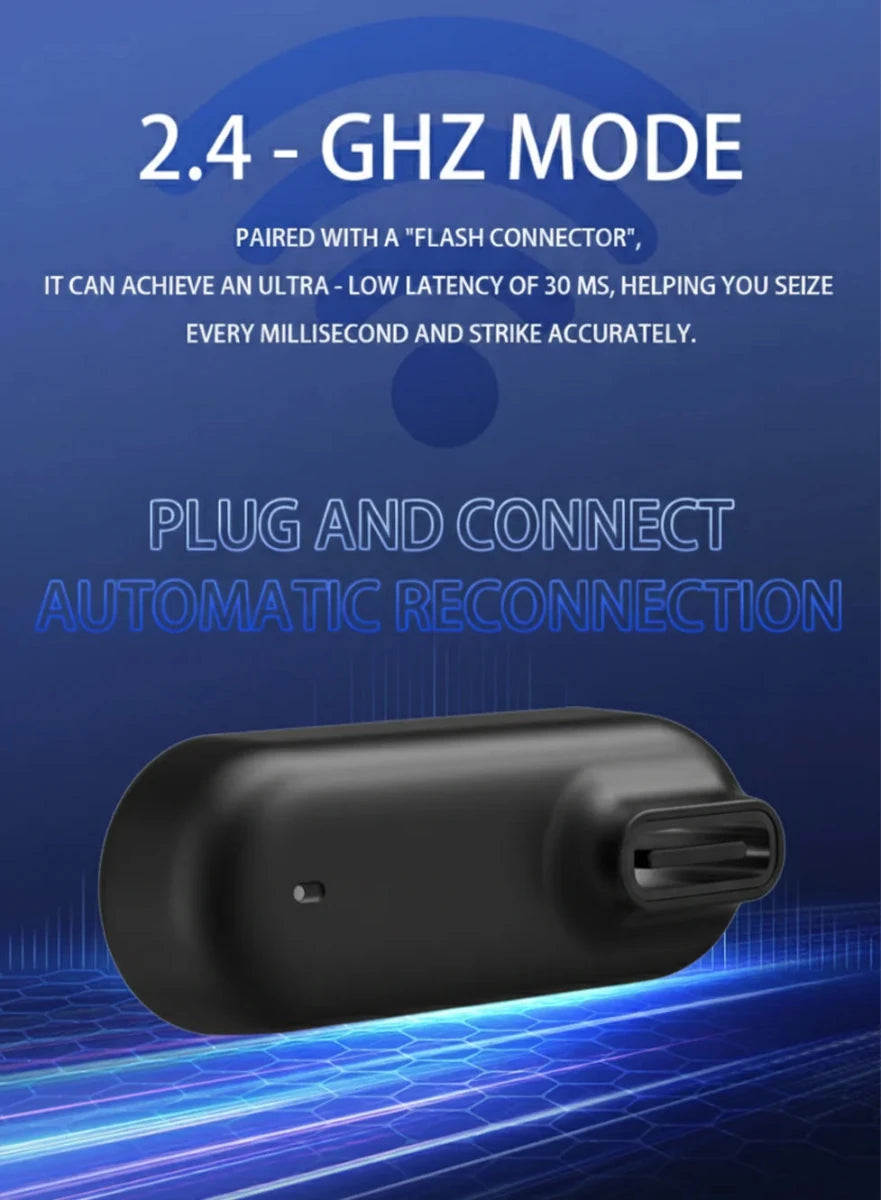 TWS Vibez One Dual Mode Wireless Earbuds | Bluetooth 5.3 + 2.4G Gaming Mode - GLASSOLOGY