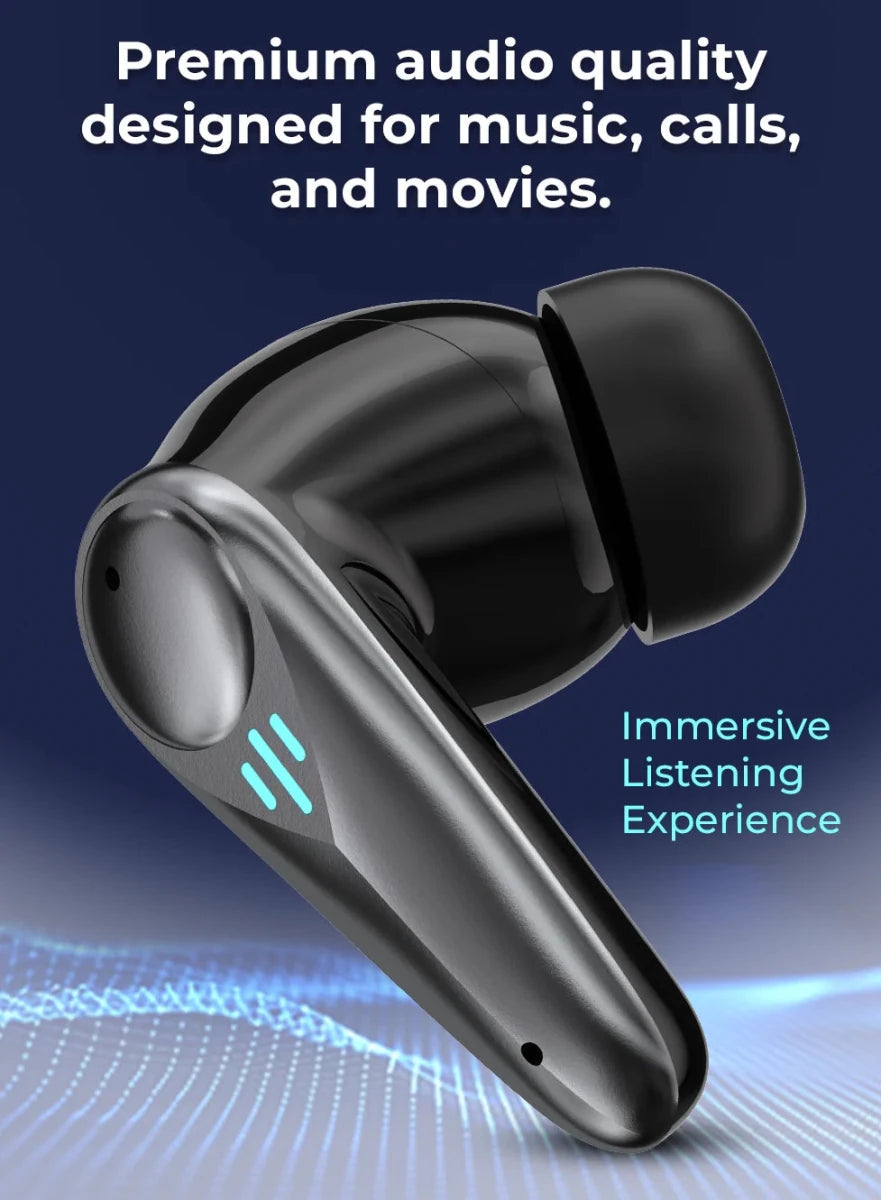 TWS Vibez One Dual Mode Wireless Earbuds | Bluetooth 5.3 + 2.4G Gaming Mode - GLASSOLOGY