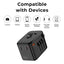 Universal 45W GaN Travel Adapter 4 - Port Charger - GLASSOLOGY