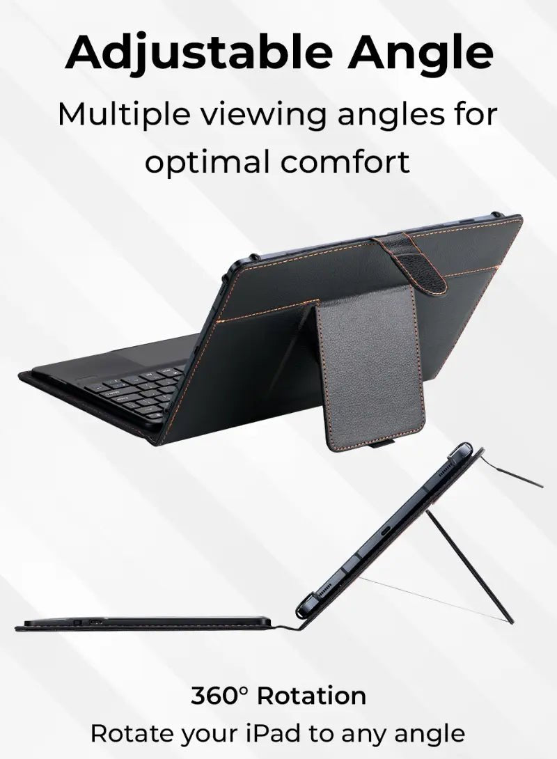 Universal Bluetooth Keyboard Case (9–11” Tablets) – 100hr Ba - GLASSOLOGY