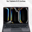 Universal Bluetooth Keyboard Case (9–11” Tablets) – 100hr Ba - GLASSOLOGY