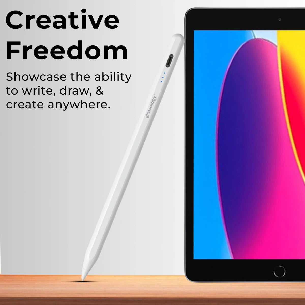 Universal Fine - Tip Stylus Pen ,Precision Writing & Drawing for iOS & Android Devices - GLASSOLOGY