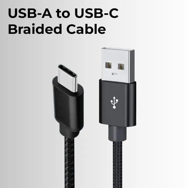 USB A to C Cable 1.2 Meter | High-Speed Charging & Data Sync - GLASSOLOGY