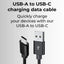 USB A to C Cable 1.2 Meter | High-Speed Charging & Data Sync - GLASSOLOGY