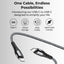 USB-C to C cable 2 Meter 3A high current fast charging Pure|Pure Copper | Nylon braided | 480 mbps transfer speed - GLASSOLOGY