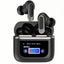 Vibez X - Pro Noise Cancelling TWS Earbuds With Touch Screen Display - GLASSOLOGY