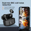 Vibez X70 4 Mics ENC TWS Bluetooth Earbuds with Display - GLASSOLOGY