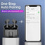 Vibez X70 4 Mics ENC TWS Bluetooth Earbuds with Display - GLASSOLOGY