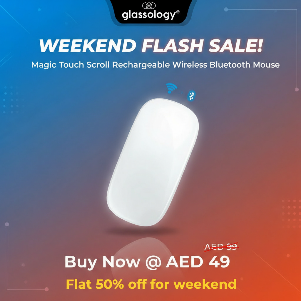 Weekend Flash Sale Banner with 50% Off