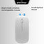 Glassology Key Scroll Bluetooth 5 & USB 2.4G Wireless Mouse(White)