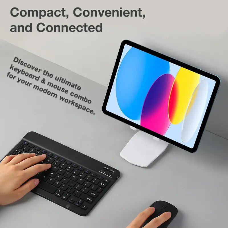 Wireless Keyboard and Mouse Combo for Laptop & PC | Smooth, Reliable Performance - GLASSOLOGY