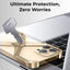 X - Frame Case for iPhone 16 Pro Max - Ring Stand - Gold Titanium - GLASSOLOGY