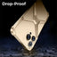 X - Frame Case for iPhone 16 Pro Max - Ring Stand - Gold Titanium - GLASSOLOGY