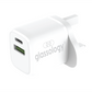 Glassology GTFC01 Dual Port Wall Charger White