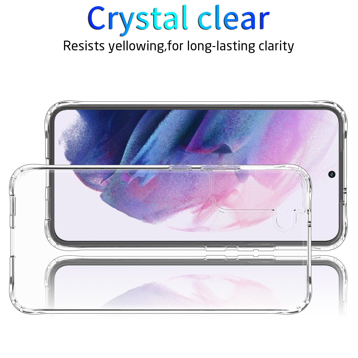 Glassology 111959 Clear Case For Galaxy S21 FE WScreen Protector SKU137 (1).jpg
