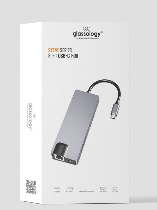 Glassology GTSTEVE1 5 In 1 USB C Hub Slive SKU019.jpg