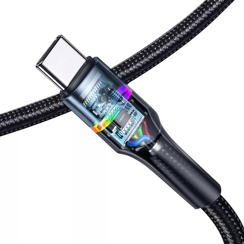 Usams US-SJ534 Lightning Cable 1.2m Blac sku065.png